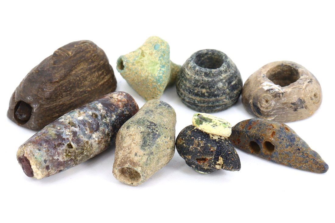 Ancient Egyptian Assorted Beads Collection, New Kingdom to Late Period, 1550–332 BC (1 of 2)