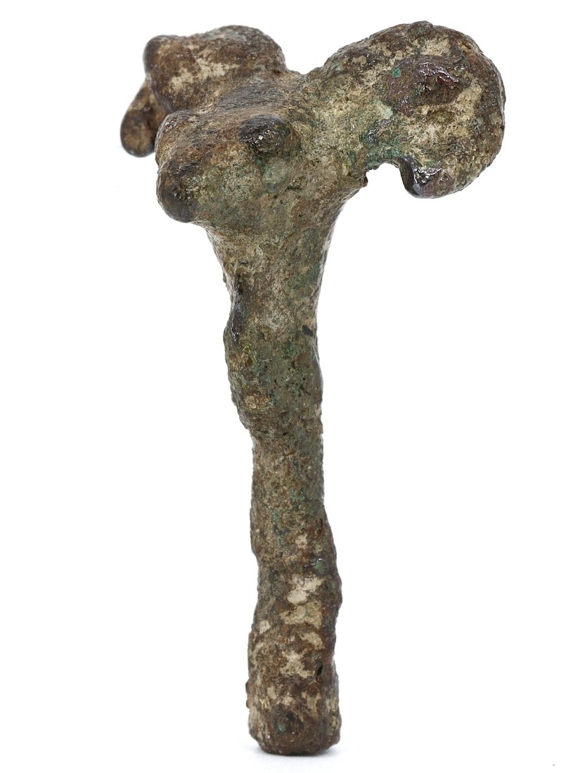A Roman Bronze Ram Head Finial, Circa 1st Century B.C. (1 of 4)