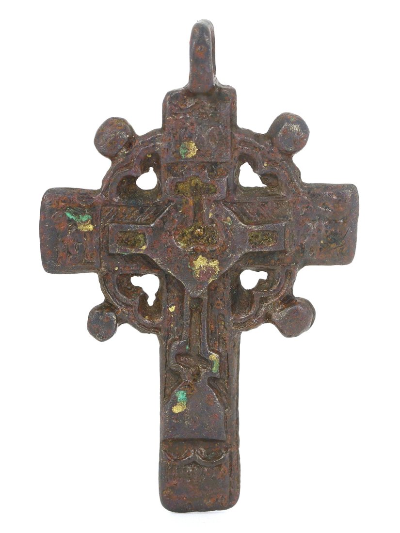 A Byzantine Bronze Processional Cross, Circa 10th-12th Century AD (1 of 2)