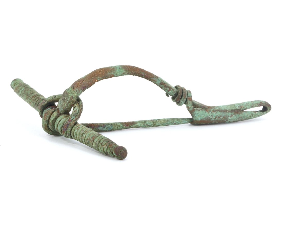 A La Tène Celtic Bronze Fibula, Circa 5th-1st Century BC (1 of 3)