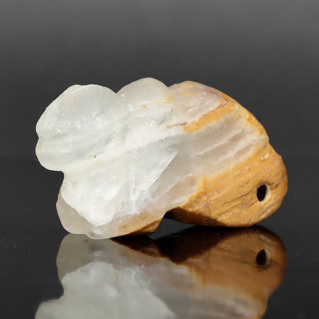 An Ancient Egyptian Alabaster Lion Amulet (1 of 4)