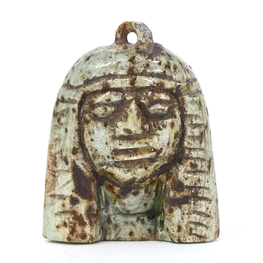 An Antique Egyptian Steatite Amulet of Hathor (1 of 3)