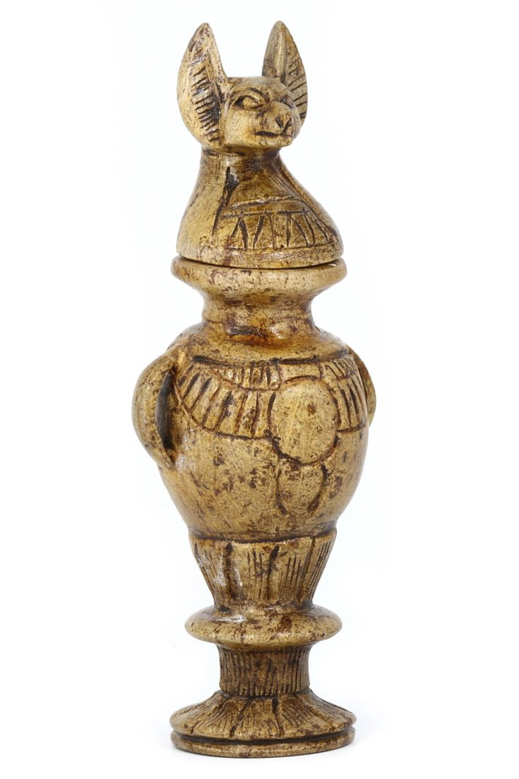 An Egyptian Protective Deity Alabastron Art of the Sacred Guardian Vessel (1 of 4)