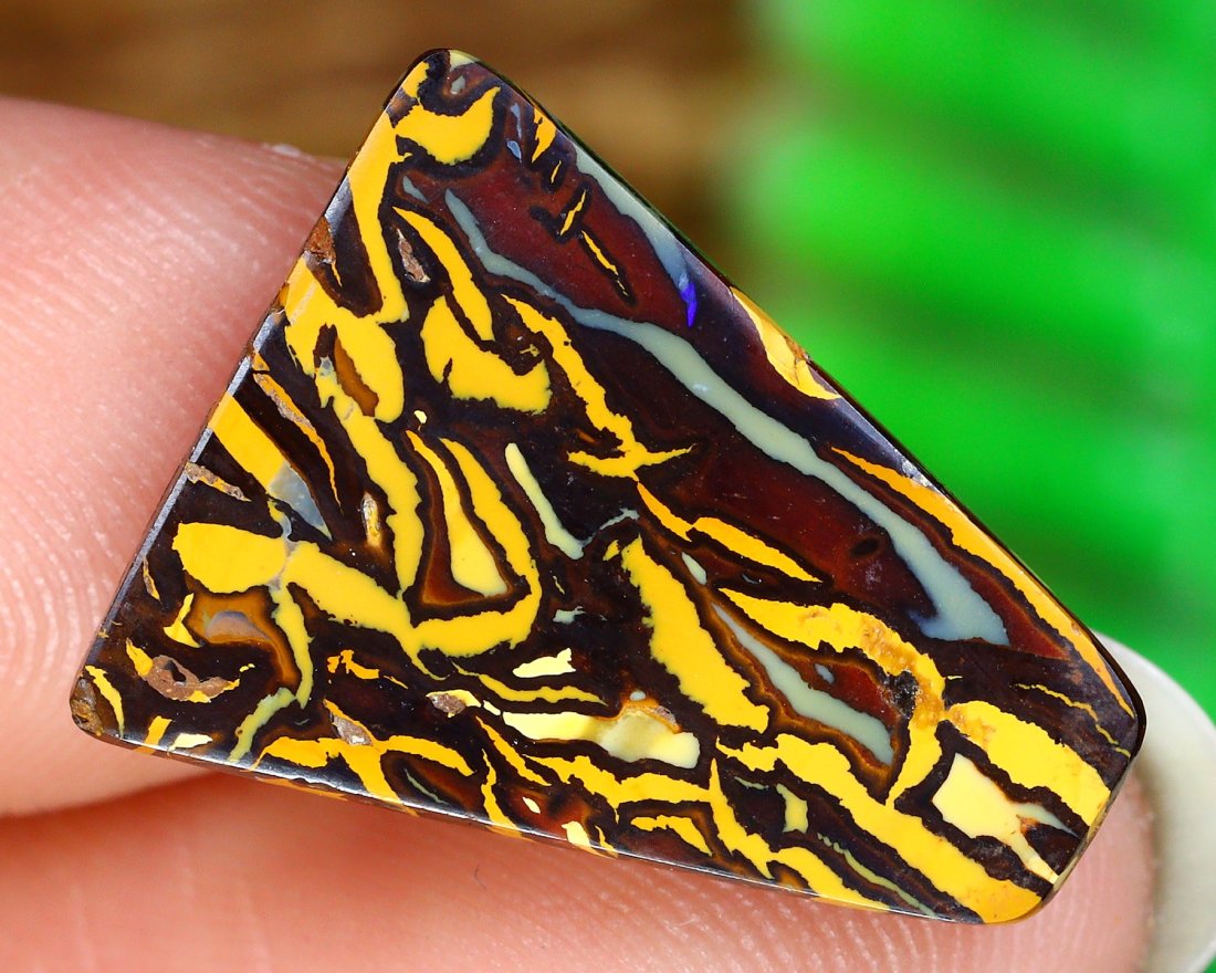 8Ct Koroit Boulder Opal Polished - Australian Opal - Freeform Cabochon (1 of 3)