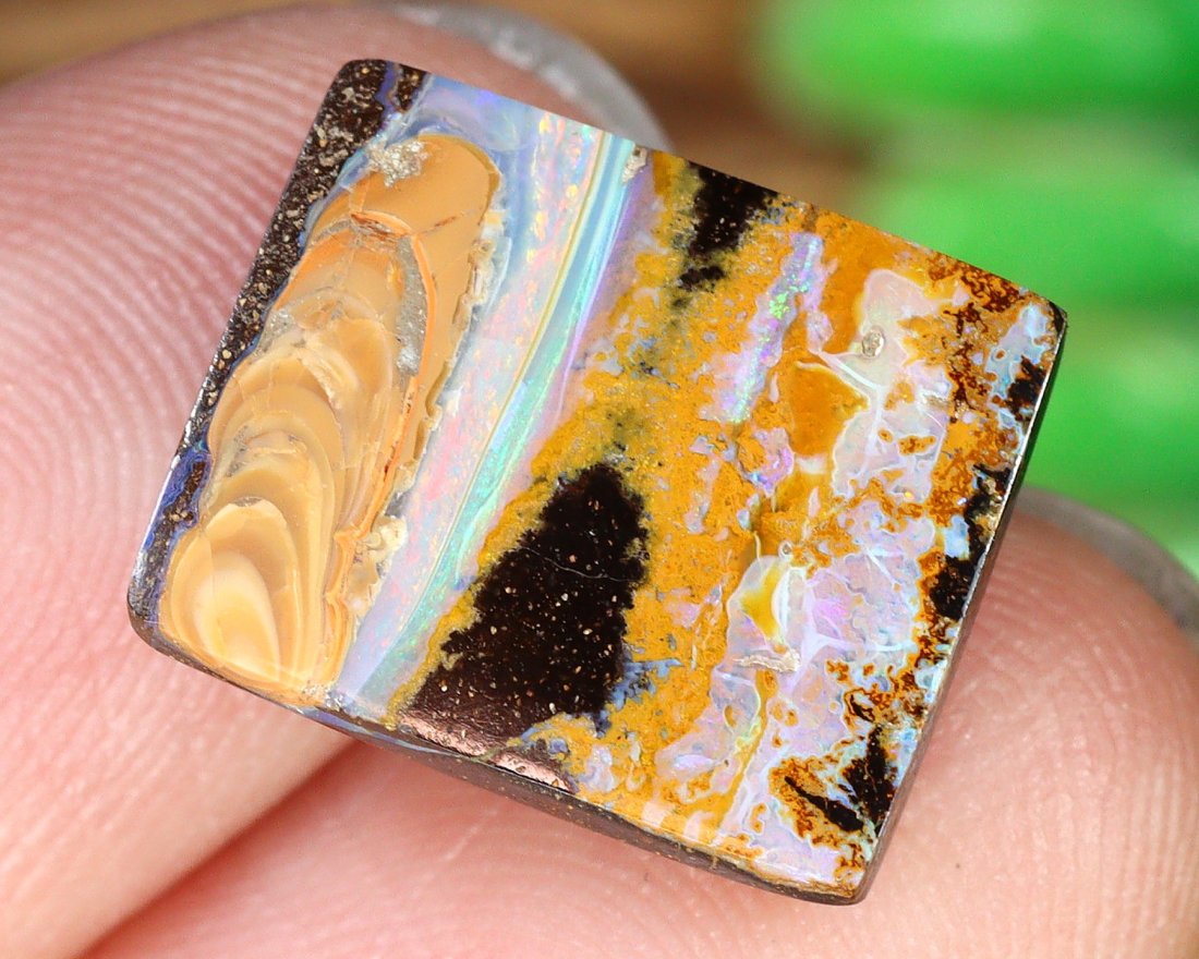 7.9 Ct Koroit Boulder Opal Polished - Australian Opal - Freeform Cabochon (1 of 3)