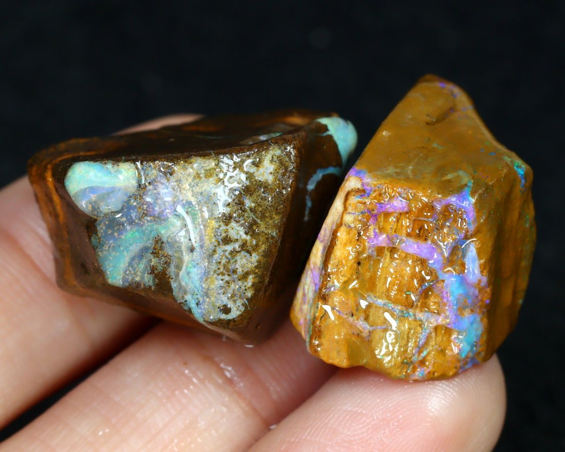 48 Ct Koroit Boulder Opal Rough - Australian Opal - Freeform Rough (1 of 2)