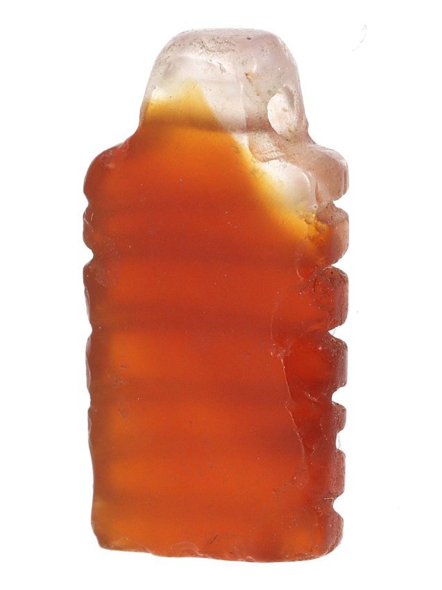 Ancient Bead Art of the Riverbank: Faience Hippopotamus Statuette: Dimension: 1.9 x 1 cm