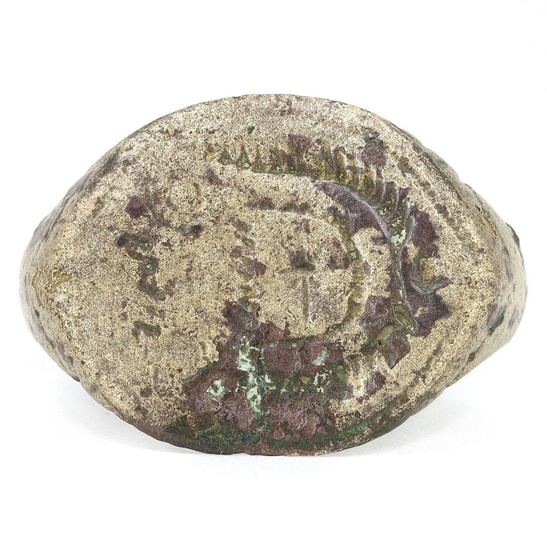 A Roman Bronze Signet Ring (1 of 3)