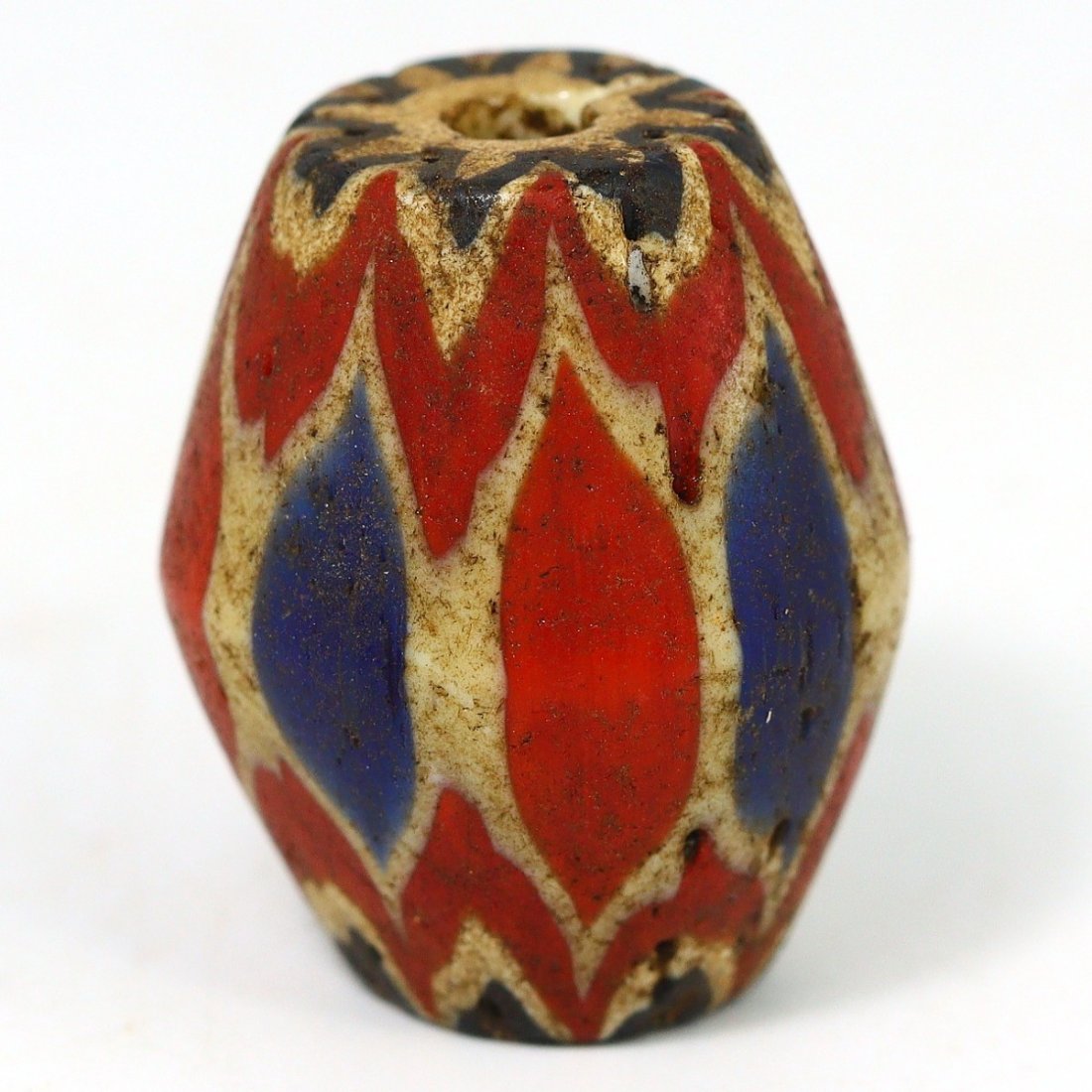 An Antique Venetian Chevron Bead, 17th-18th Century (1 of 3)