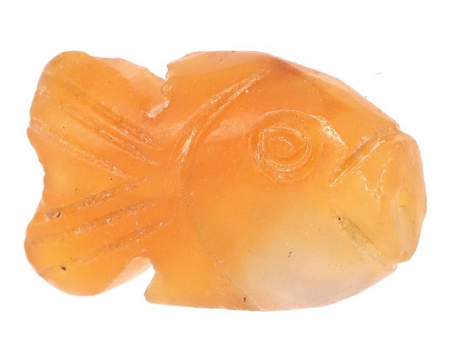 An Ancient Carnelian Fish Amulet, Near Eastern, Circa 1st Millennium BCE (1 of 2)