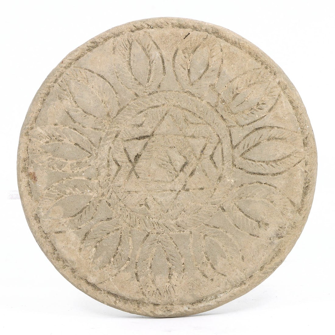 An Ancient Limestone Bread Stamp, Byzantine Era, Circa 4th-7th Century AD (1 of 2)