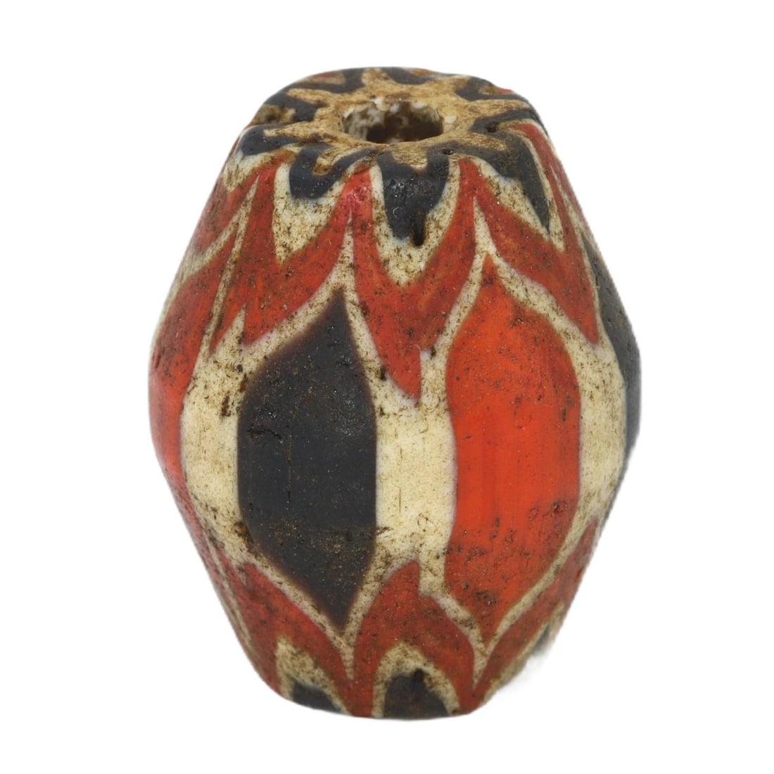 An Antique Venetian Chevron Bead, 17th-18th Century (1 of 1)