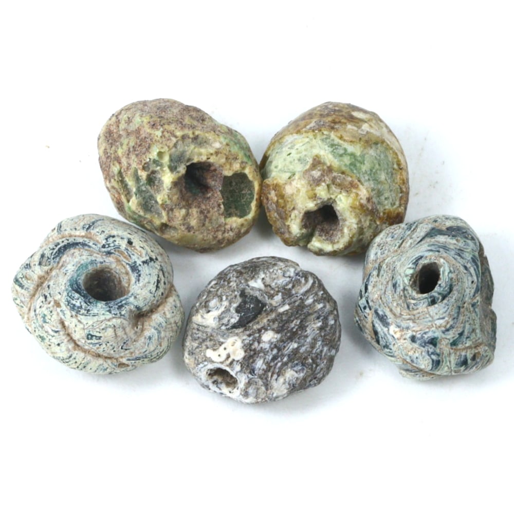 Group of Ancient Hellenistic Monochrome Glass Beads, c. 323–31 BCE (1 of 1)