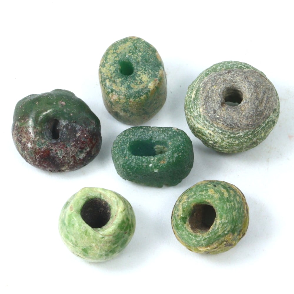 Group of Ancient Hellenistic Monochrome Glass Beads, c. 323–31 BCE (1 of 1)