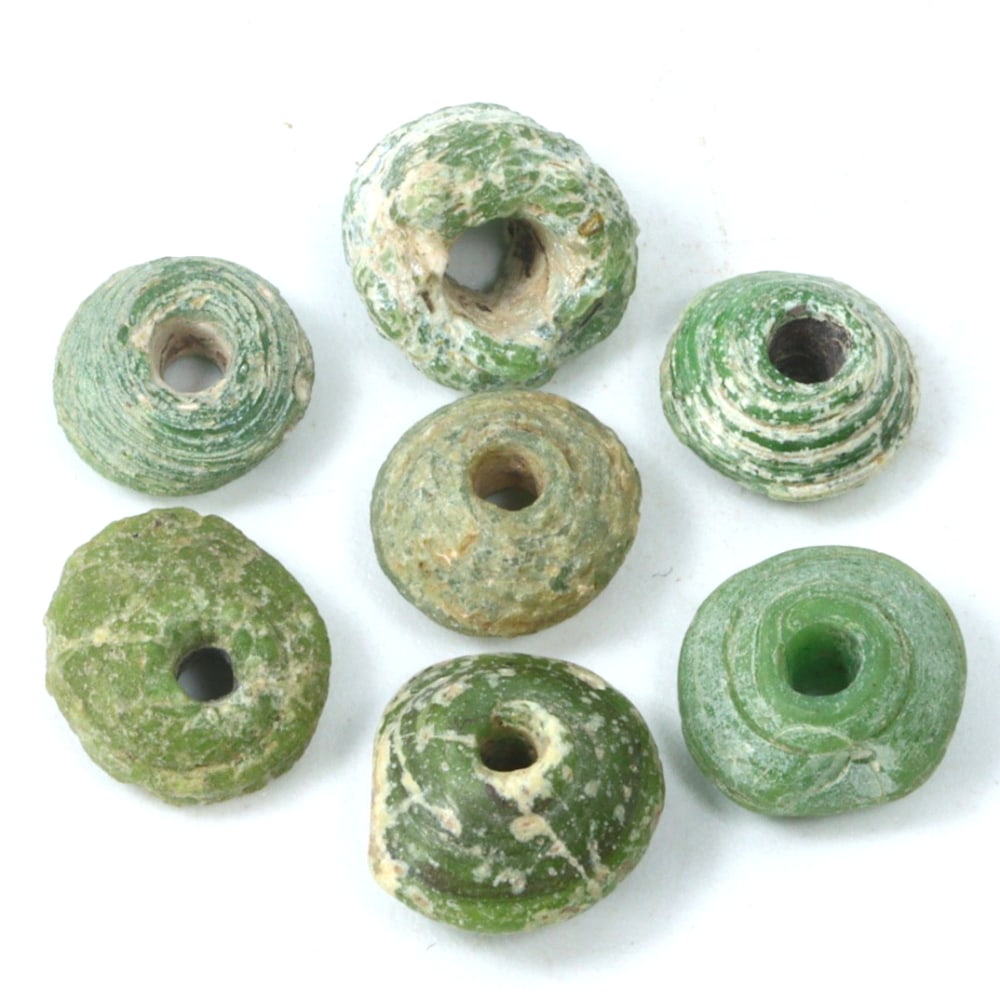 Group of Ancient Hellenistic Monochrome Glass Beads, c. 323–31 BCE (1 of 1)