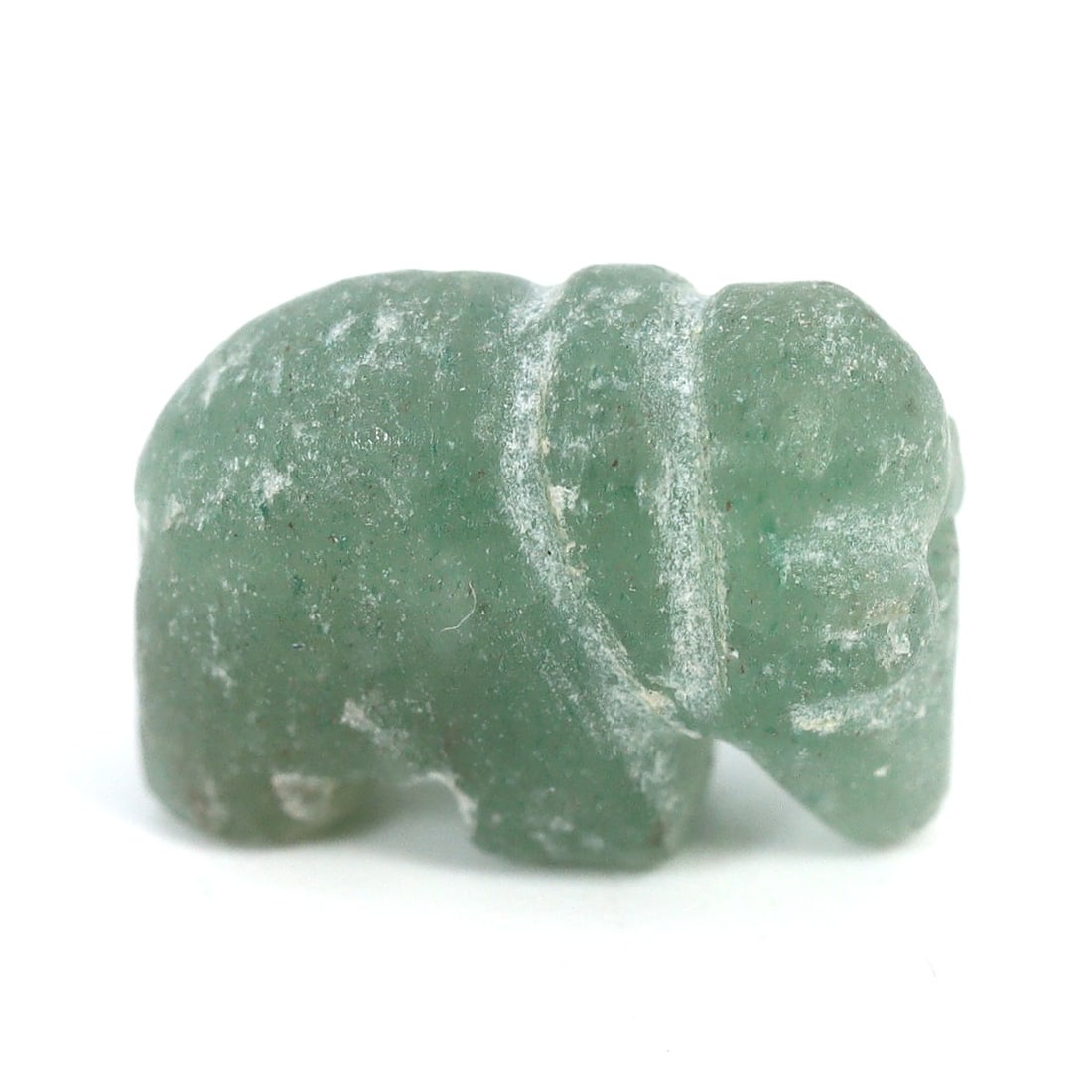 An Ancient Burmese Chrysoprase Zoomorphic Bead, 1st-9th Century CE (1 of 2)