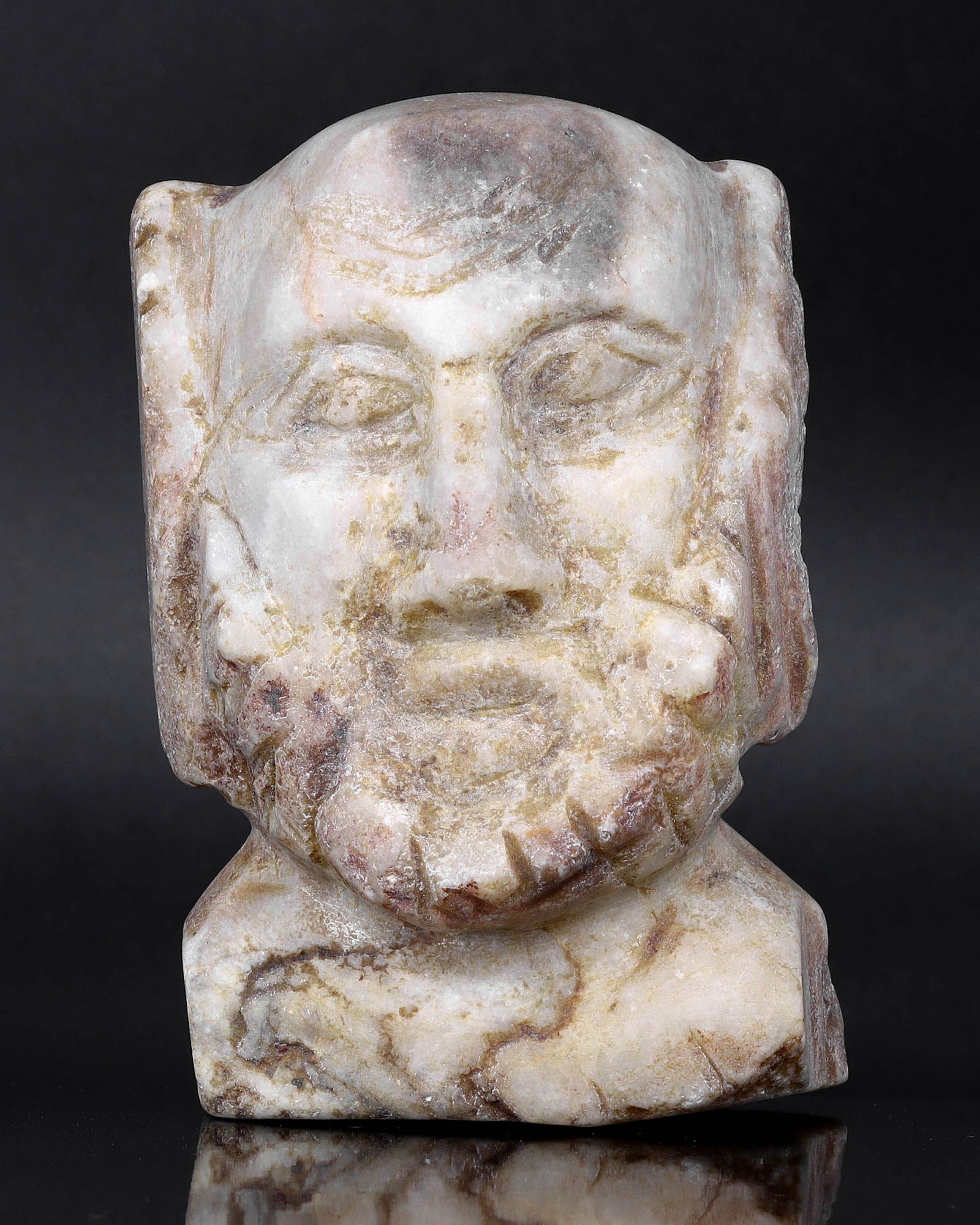 An Antique Marble Bust, Likely Greco-Roman or Renaissance, 1st-4th Century AD or 14th-17th Century (1 of 4)