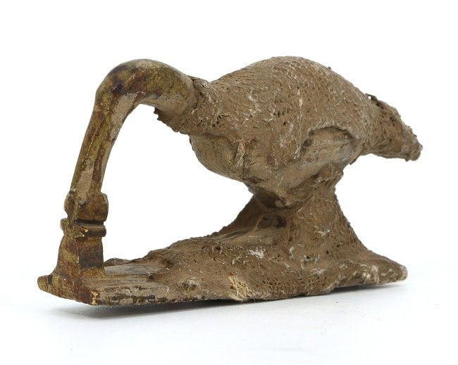 An Egyptian Revival Ibex Sculpture, Likely Contemporary (1 of 4)