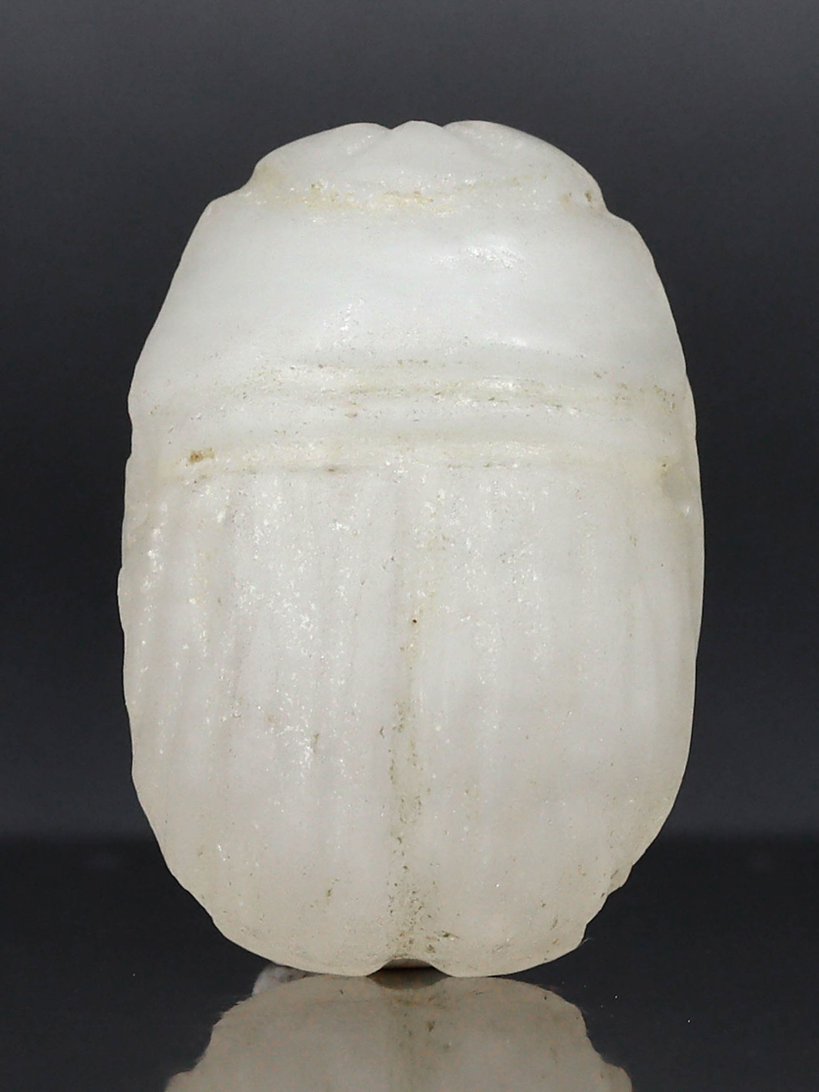 An Ancient Carved Stone Scarab Amulet, Late Period, Egypt c. 713–332 B.C.E. (1 of 4)