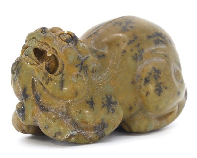 A Contemporary Chinese Carved Stone Pixiu, 21st Century (1 of 5)