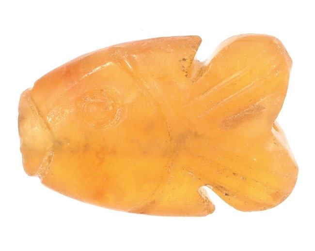 An Ancient Carnelian Fish Amulet, Near Eastern, Circa 1st Millennium BCE (1 of 2)