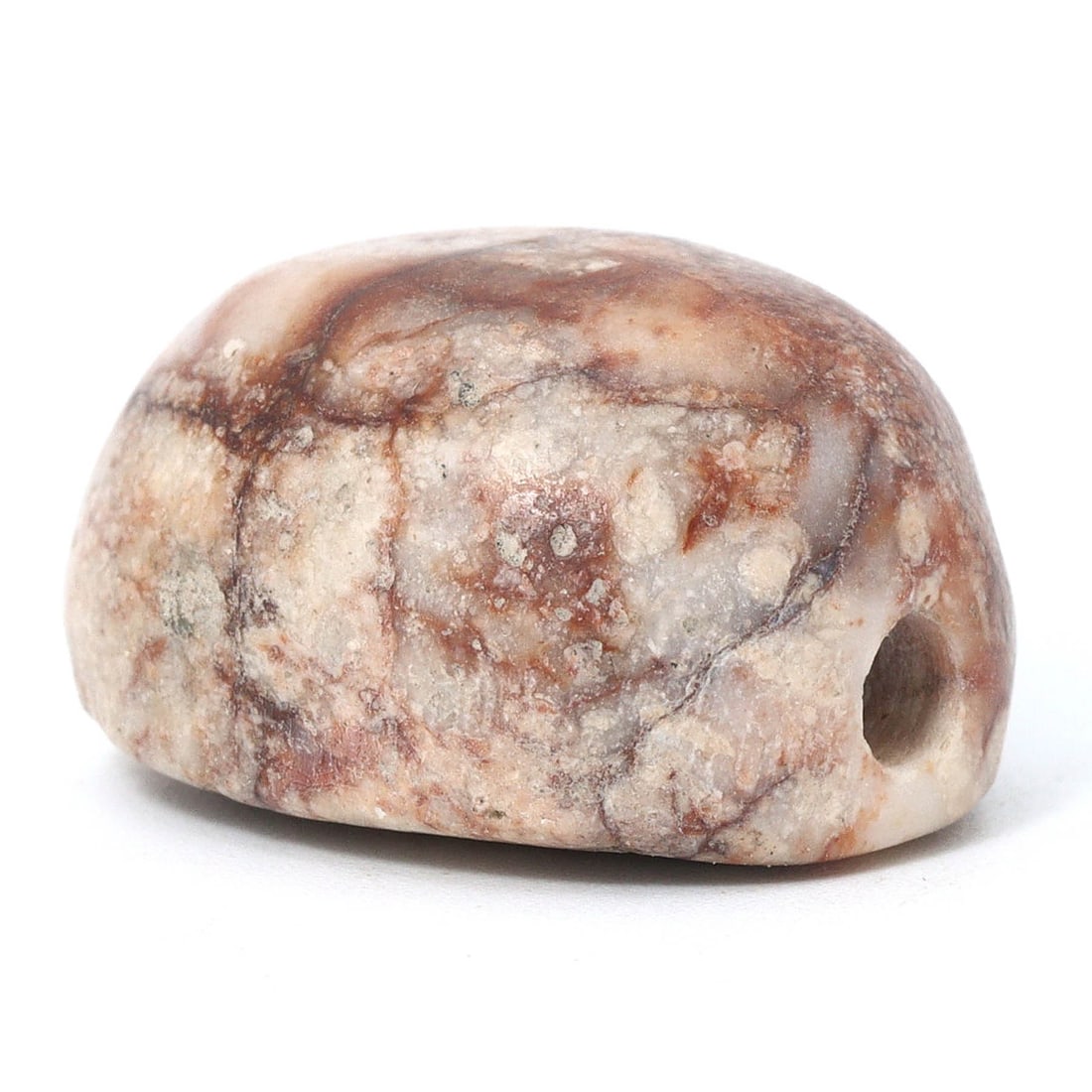 An Achaemenid Agate Stamp Seal with Royal Hero Motif, Circa 6th-4th Century BCE: This finely carved agate stamp seal is emblematic of the Achaemenid period, a pivotal era of Persian history marked by imperial grandeur and artistic flourish. The intaglio depicts what appears to be 