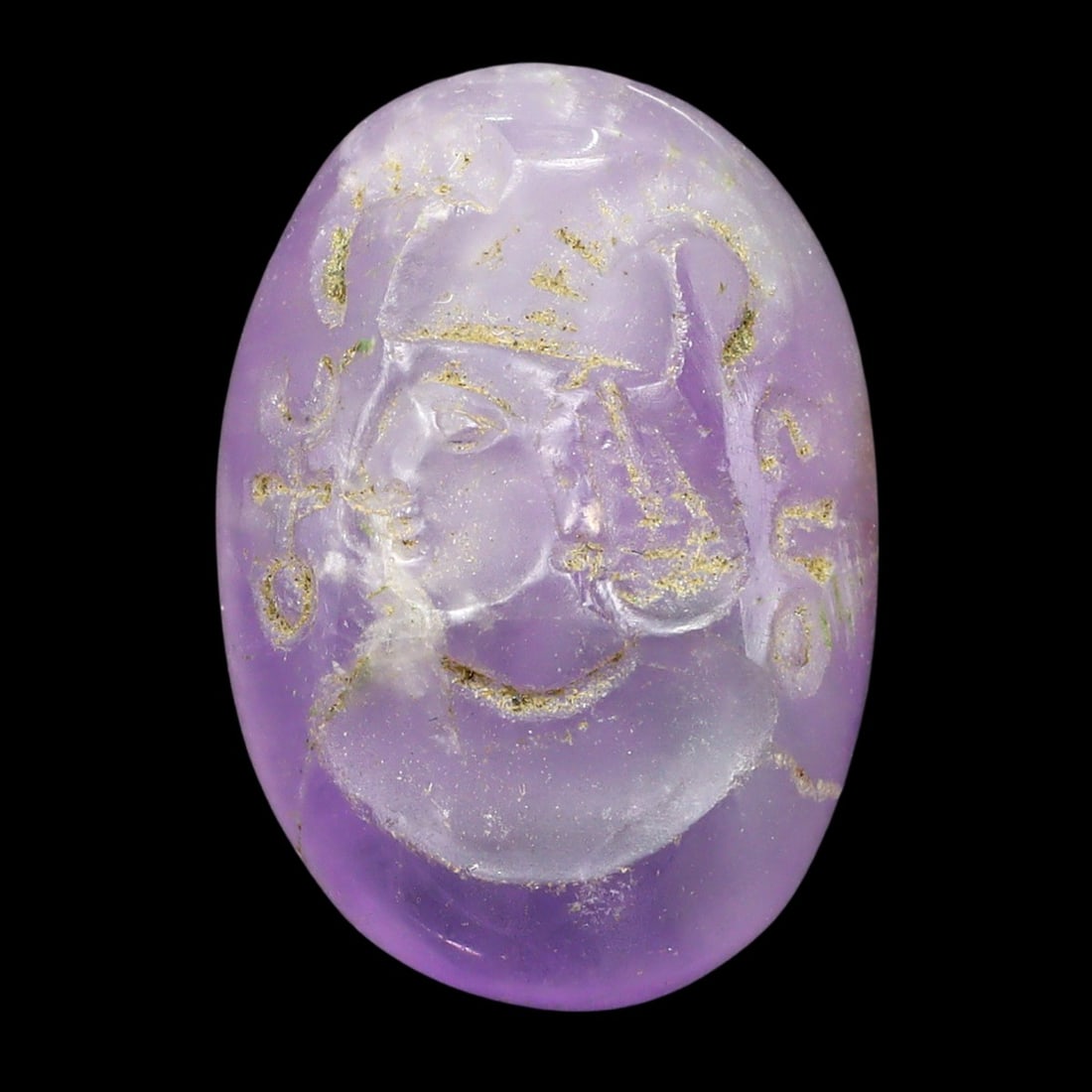 An Ancient Sasanian Amethyst Stamp Seal, c. 224–651 CE (1 of 1)
