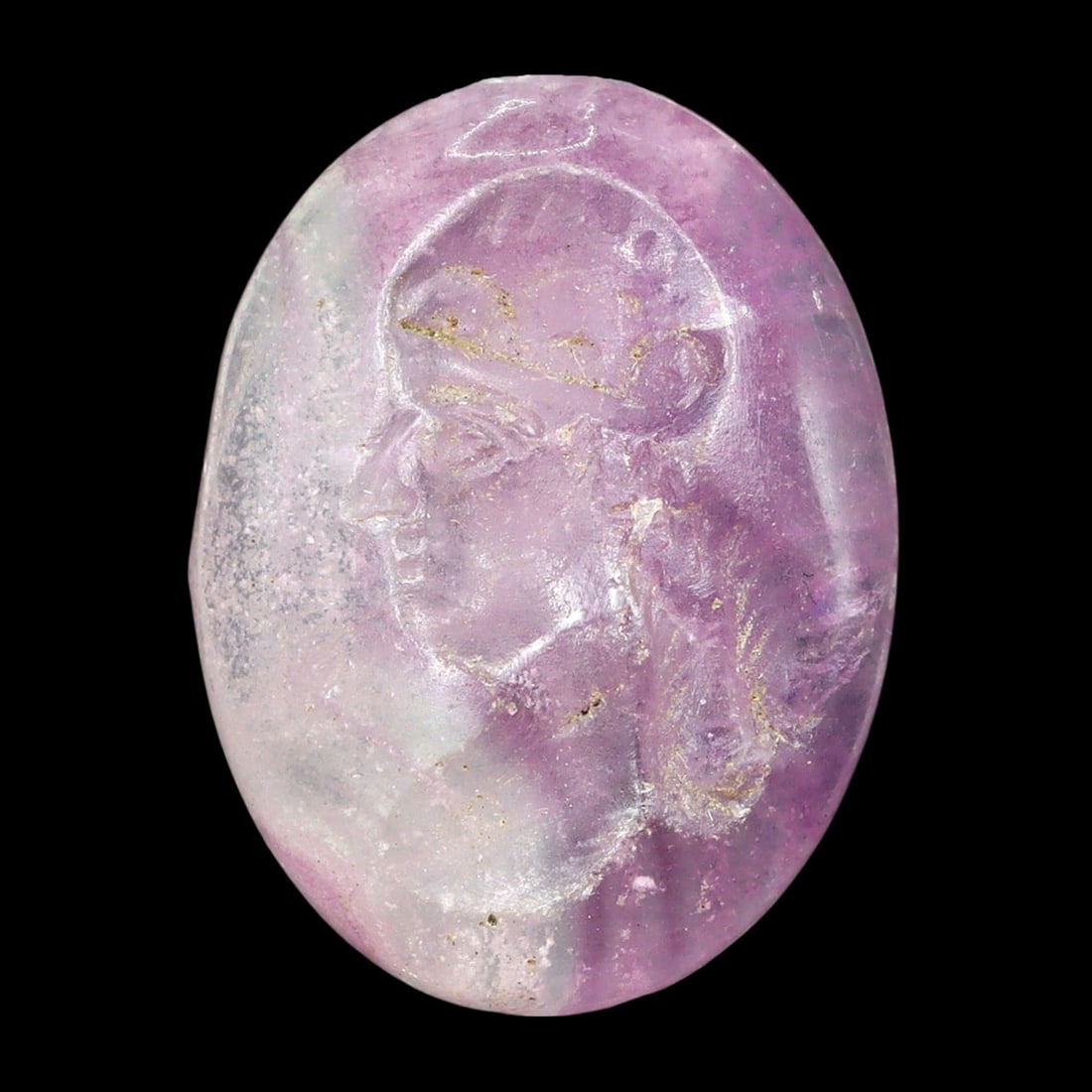 An Ancient Sasanian Amethyst Stamp Seal, c. 224–651 CE (1 of 1)