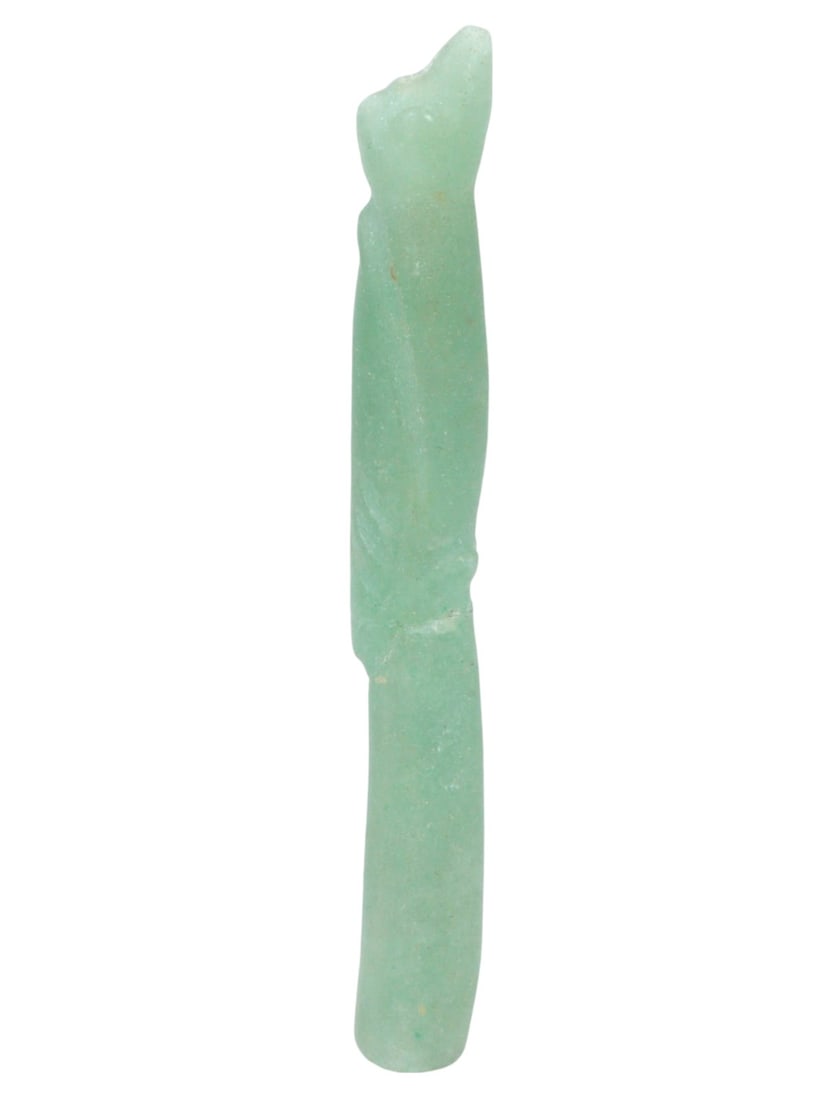 A Late Pyu Era Zoomorphic Amulet Bead, Myanmar, ca. 5th-9th Century: This exquisite zoomorphic amulet bead from the Late Pyu Era (Myanmar), dating between the 5th and 9th centuries, is a notable example of the artistic expressions in ancient Southeast Asia. Measuring 6