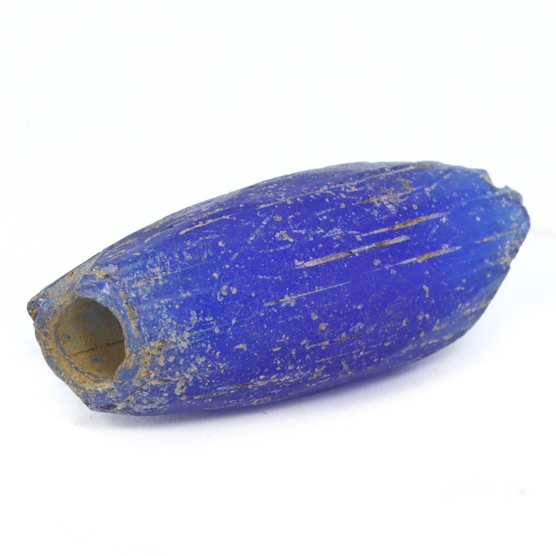 An Ancient Roman Cobalt Blue Glass Bead, ca. 1st Millennium BCE (1 of 1)