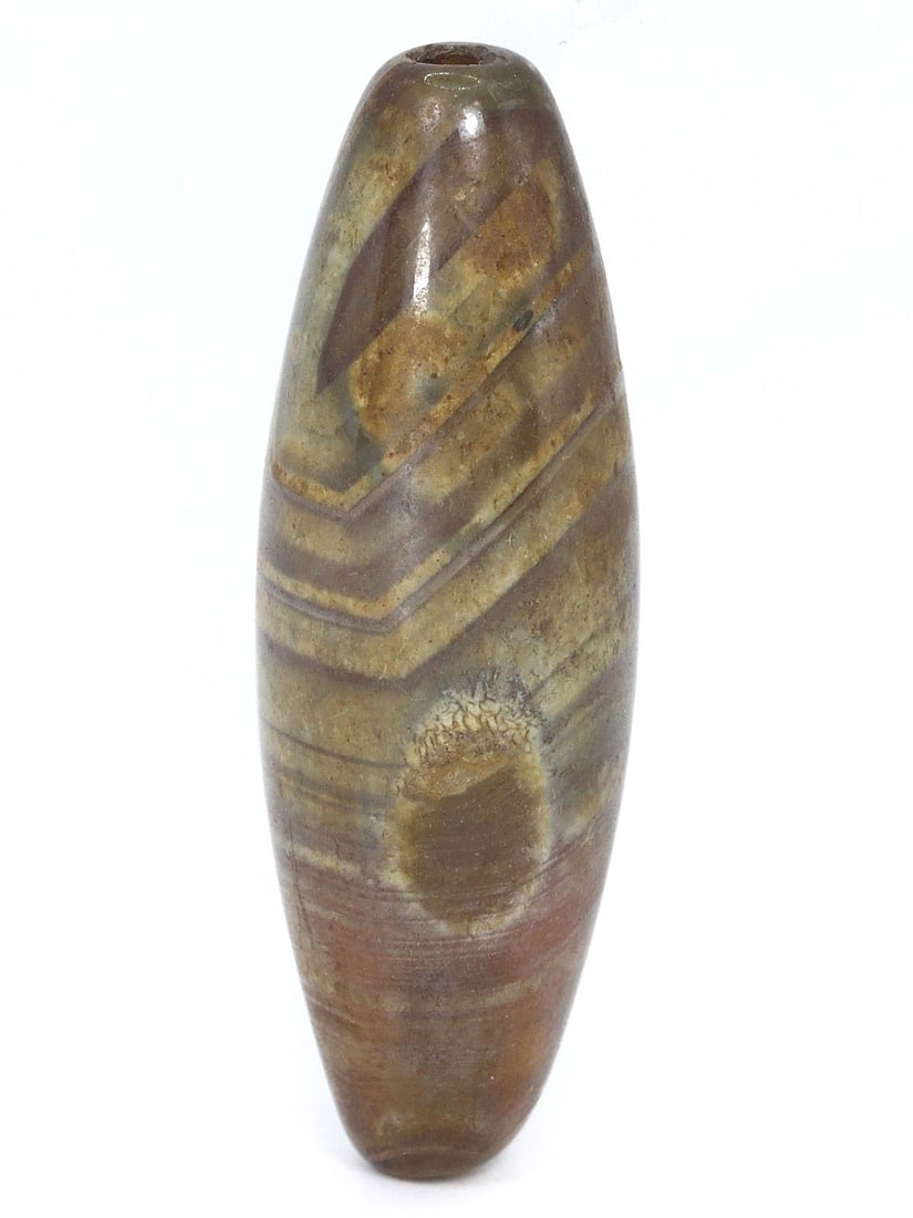 An Antique Tibetan Dzi Bead, 16th-18th Century (1 of 1)