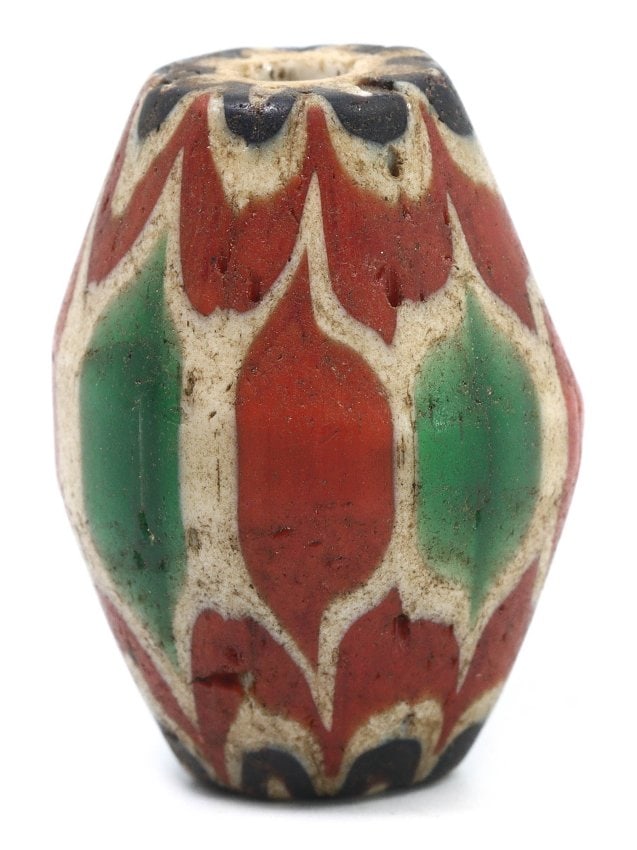 An Antique Venetian Chevron Bead, 17th-18th Century (1 of 2)