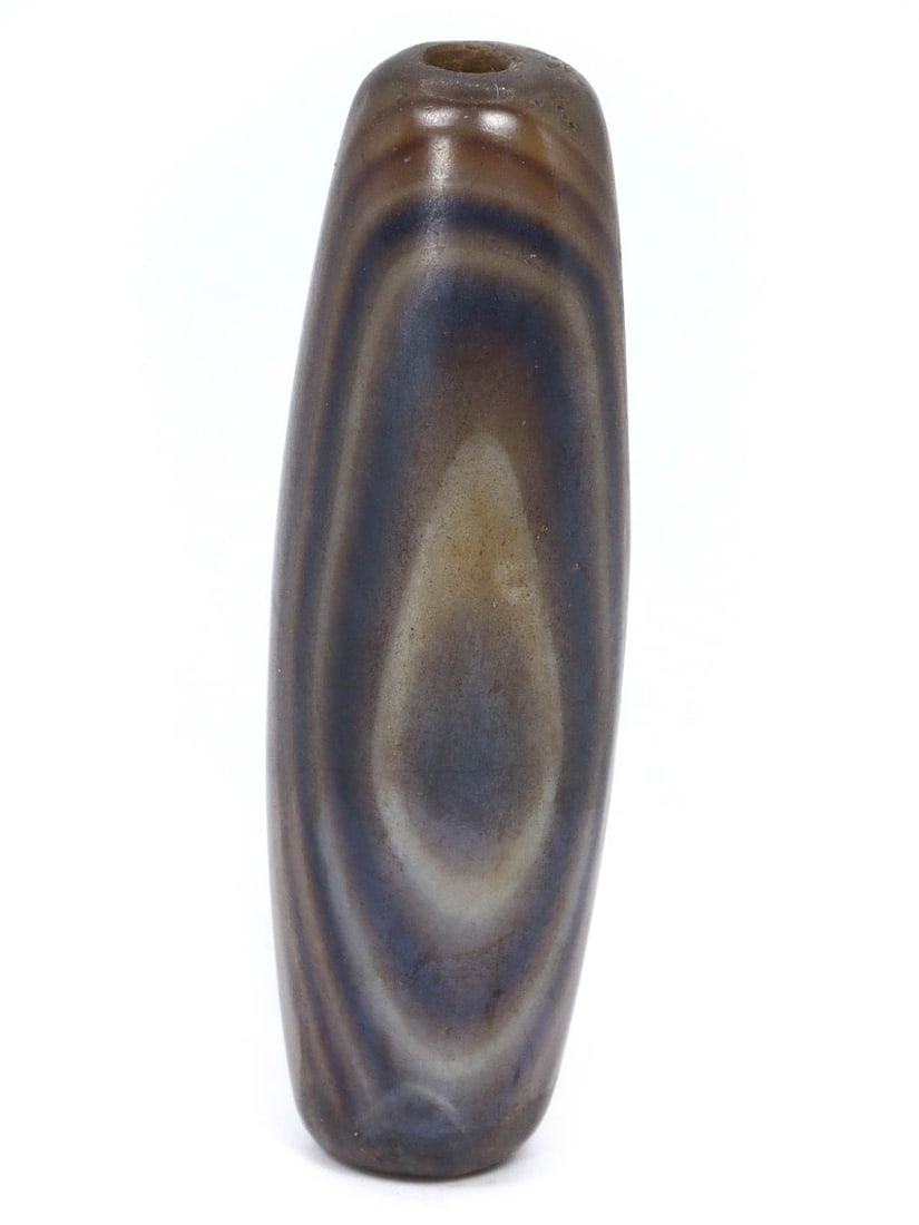 An Antique Himalayan Tibetan Agate Bead, Circa 17th-19th Century (1 of 1)