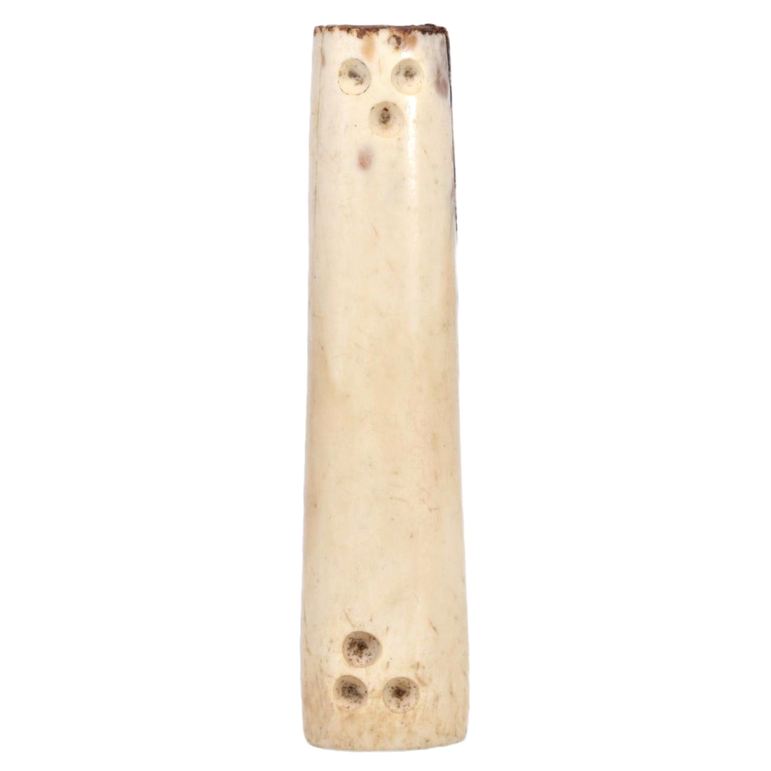 An Ancient Nishapur Carved Bone Container, c. 10th-11th Century CE: Category: Jars and Containers This container, carved from bone in Nishapur, showcases the high degree of craftsmanship. Its simple yet functional design highlights the practical aspects of daily life 
