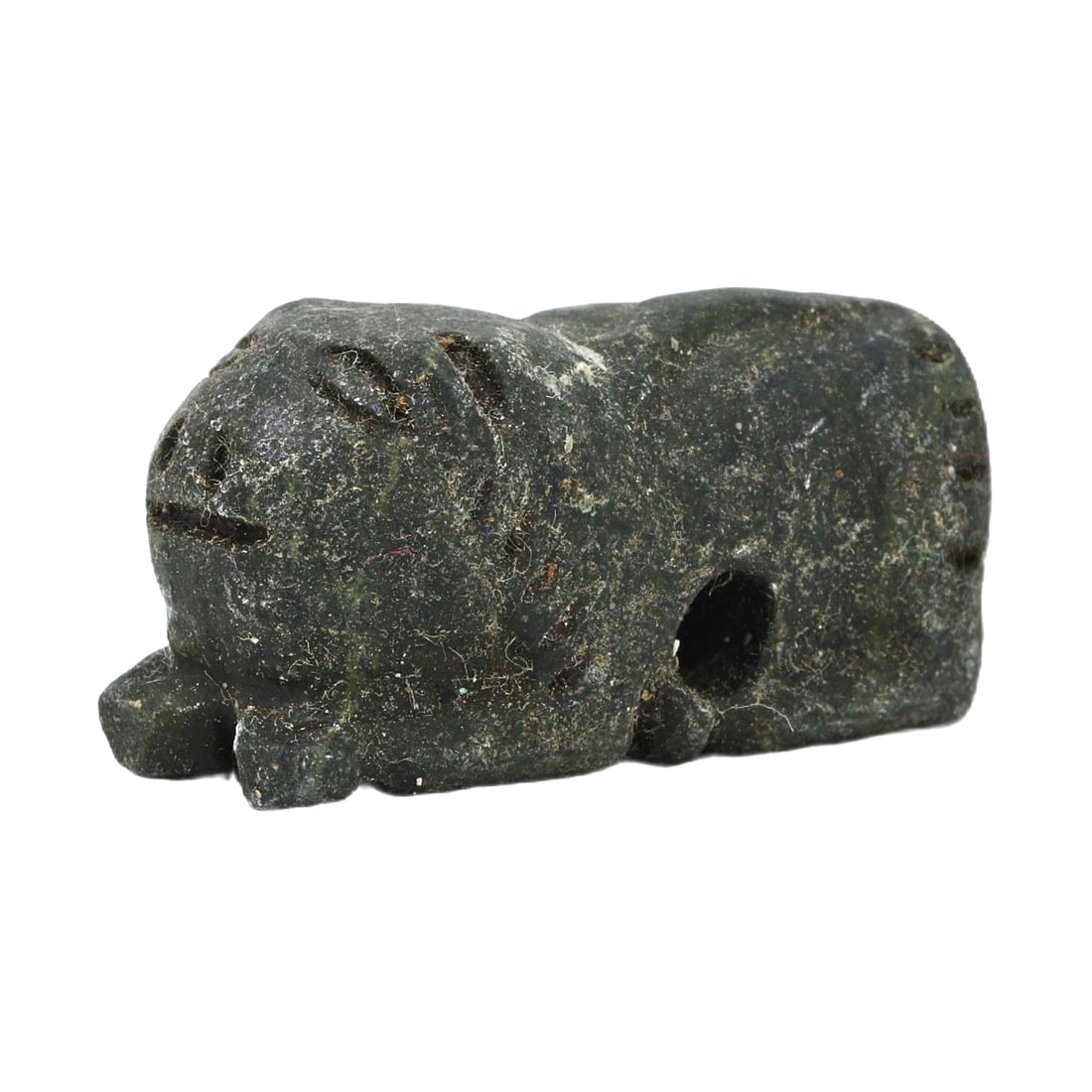 An Ancient Near Eastern Steatite Feline Carving, Middle Bronze Age, c. 2100-1550 BCE (1 of 1)
