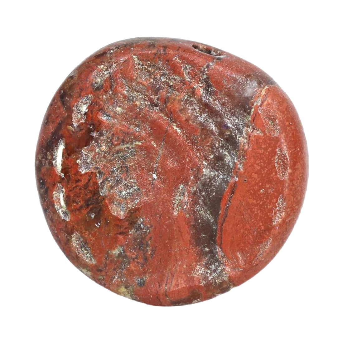 A Red Jasper Stamp Seal of the Ancient Sasanian Empire, ca. 3rd-7th Century CE: Category: Sealings This red jasper stamp seal exemplifies the Sasanian Empire's mastery in semi-precious stone carving. Its intricate design, featuring symbols of power and protection, underscores the
