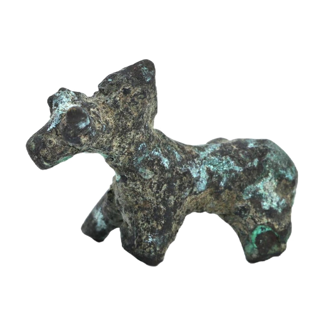 An Ancient Luristan Bronze Bull Figurine, ca. 1200-800 BCE (1 of 1)