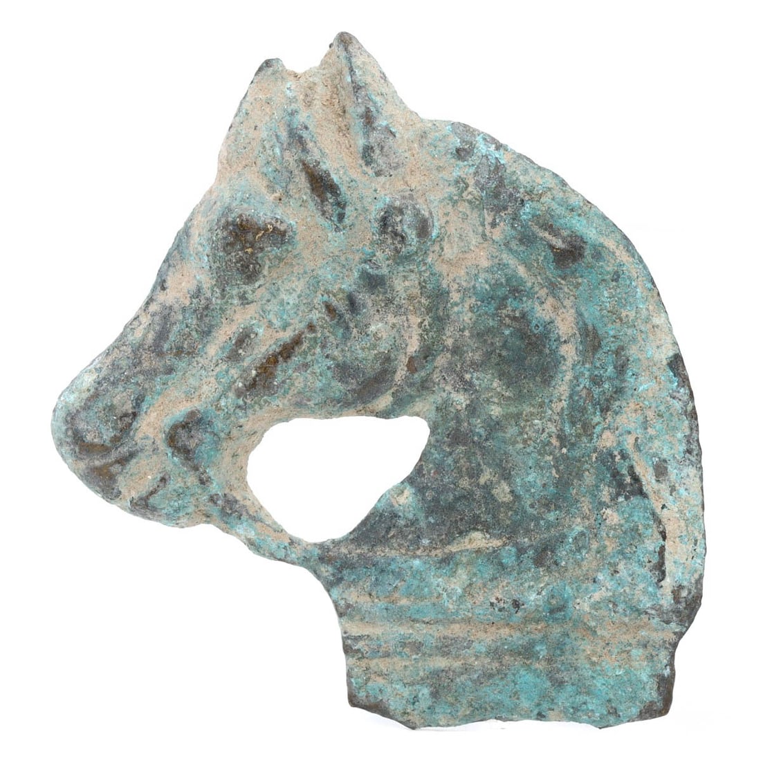 An Ancient Roman Greek Bronze Horse Plaque, c. 1st Millennium BCE (1 of 1)