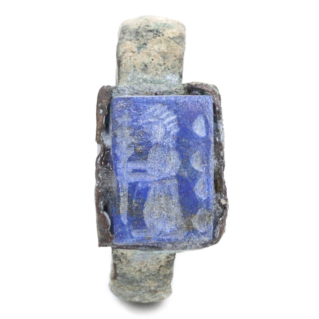 Ancient Sasanian Carnelian Intaglio Signet Ring, c. 224-651 CE (1 of 3)