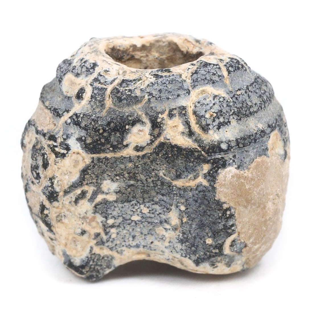 Ancient Egyptian Faience Semicircular Bead, c. 1070-712 BCE (1 of 1)