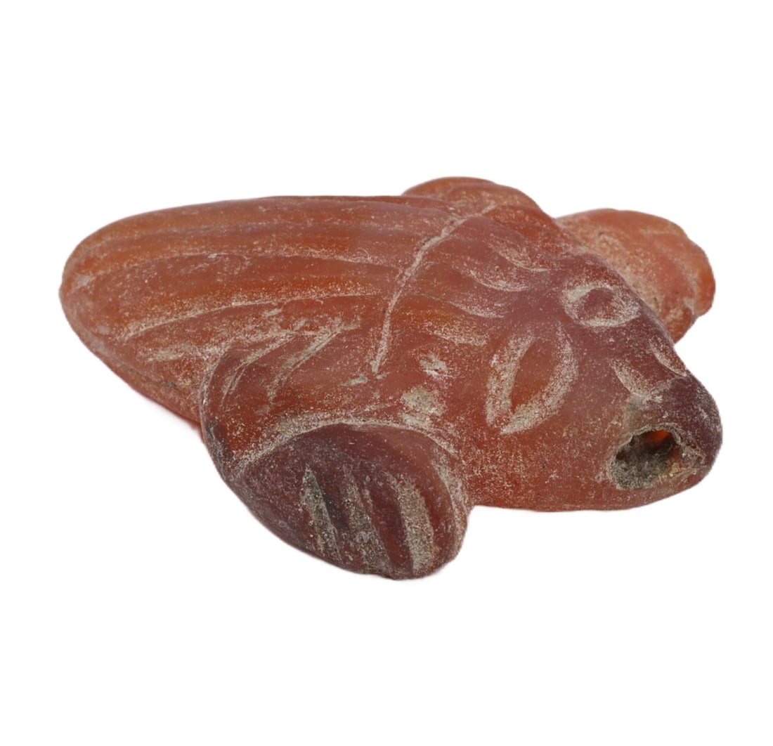An Antique Coptic Egyptian Carnelian Figurine Amulet ,1st to 6th centuries AD. (1 of 1)