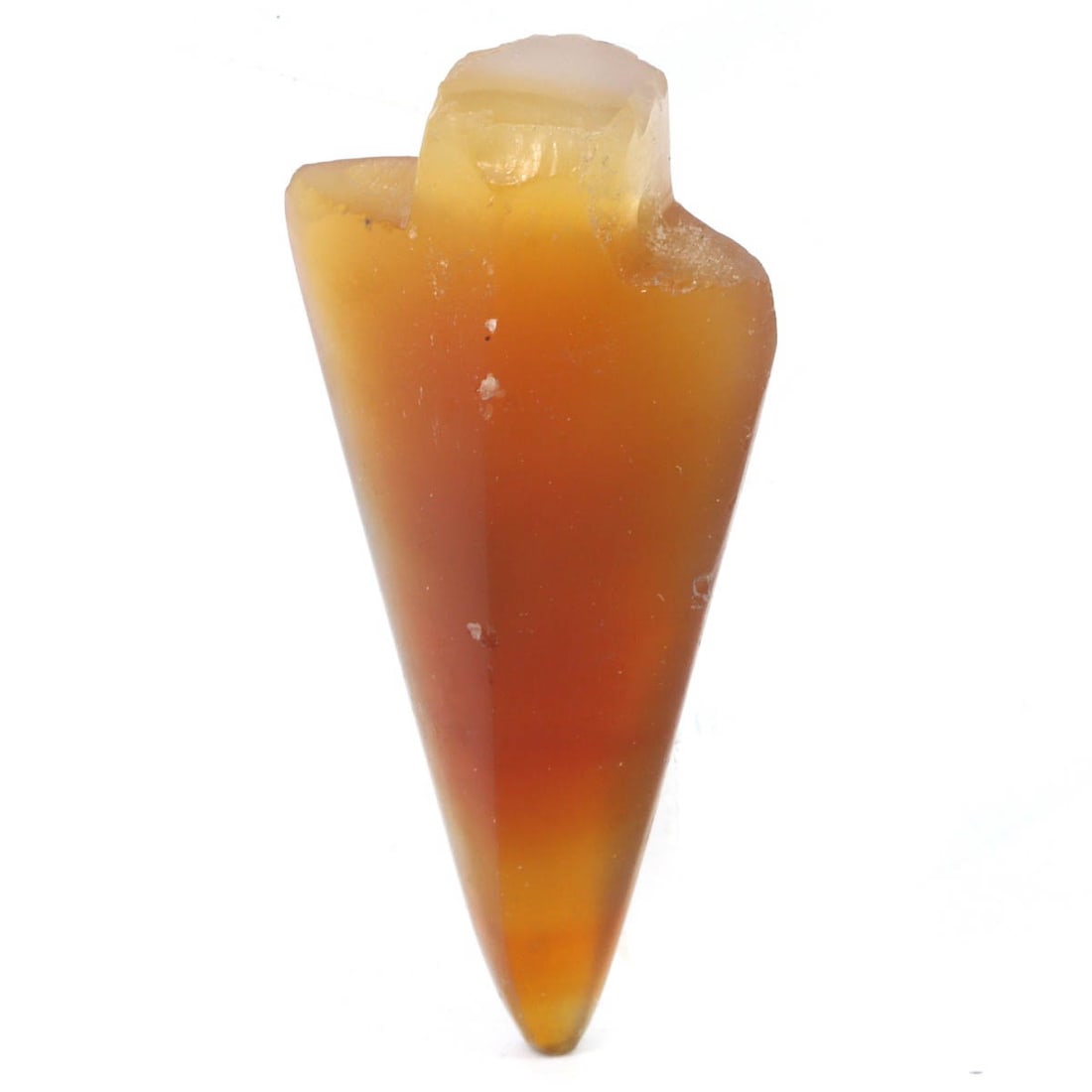 An Antique Coptic Egyptian Carnelian Arrowhead Amulet, ca. 1st-2nd Century CE (1 of 1)