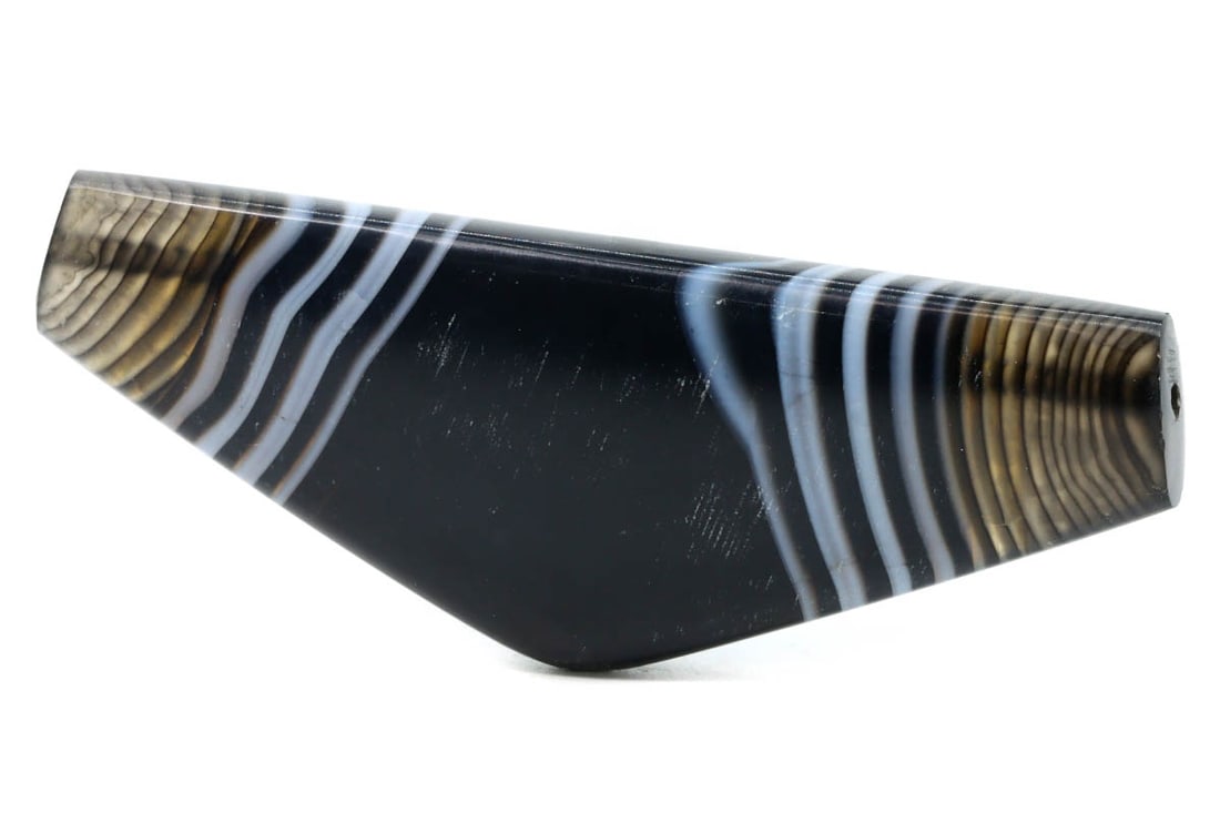 An Ancient Tibetan Agate Bow Amulet Bead, c. 7th-9th Century (1 of 1)