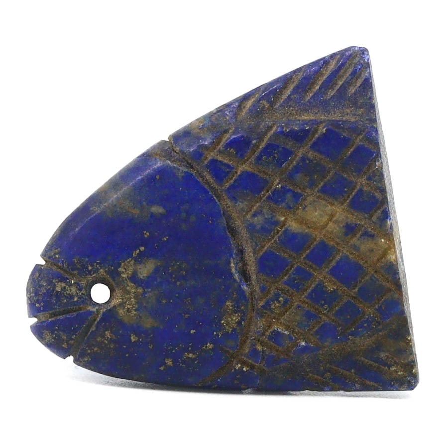 An Ancient Near Eastern Lapis Lazuli Fish Amulet, ca. 1000-800 BCE (1 of 1)