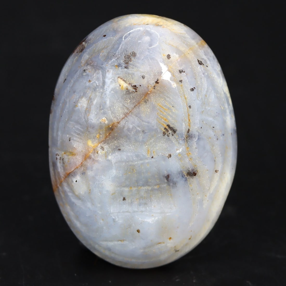 An Ancient Sassanian Chalcedony Stamp Seal, c. 224–651 CE (1 of 1)