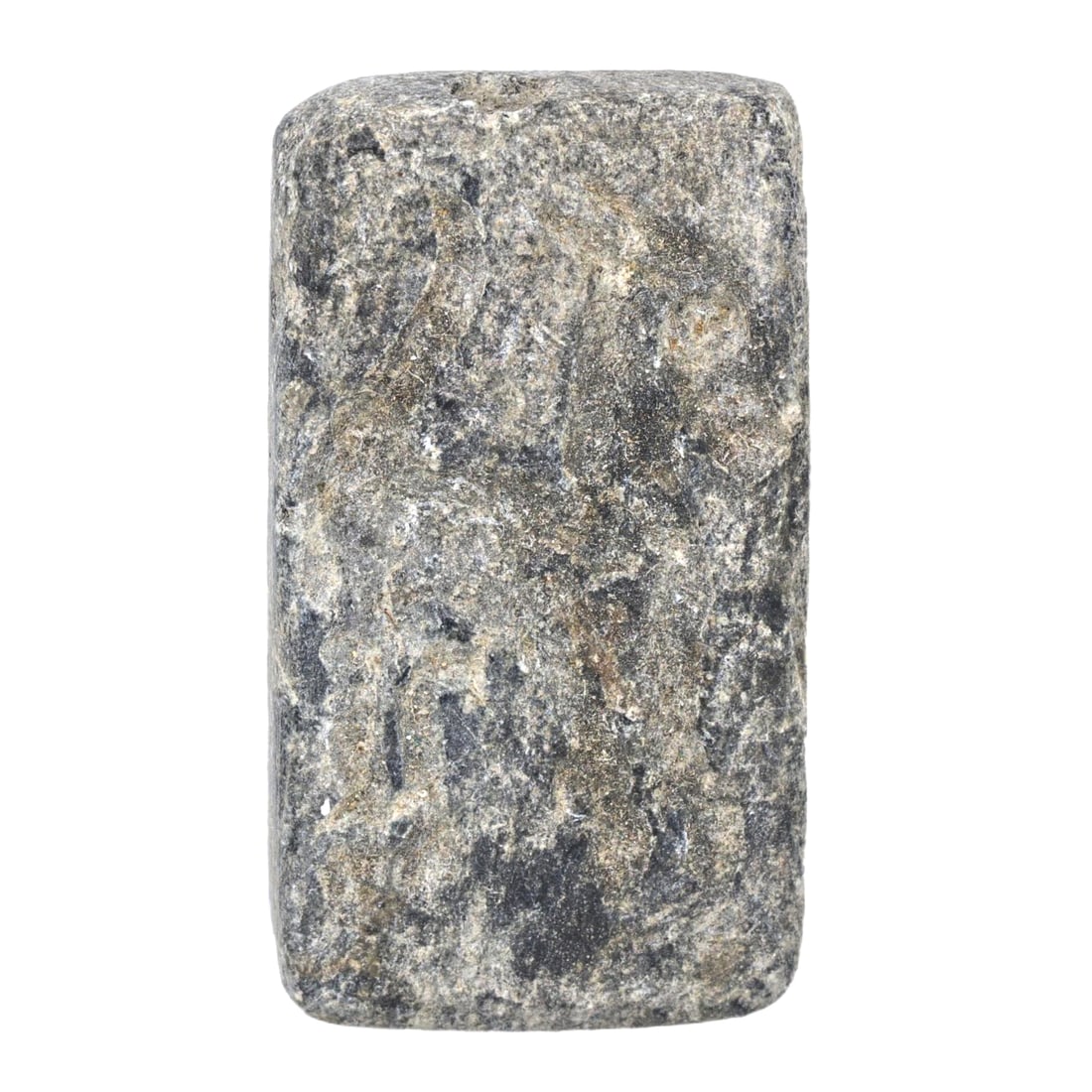 An Ancient Persian Achaemenid Empire Steatite Stamp Seal, ca. 550–330 BCE: This steatite stamp seal, from the Achaemenid Empire period, exemplifies the elaborate craftsmanship and symbolic design prevalent in Persian artifacts of the time. Such seals were essential tools in 