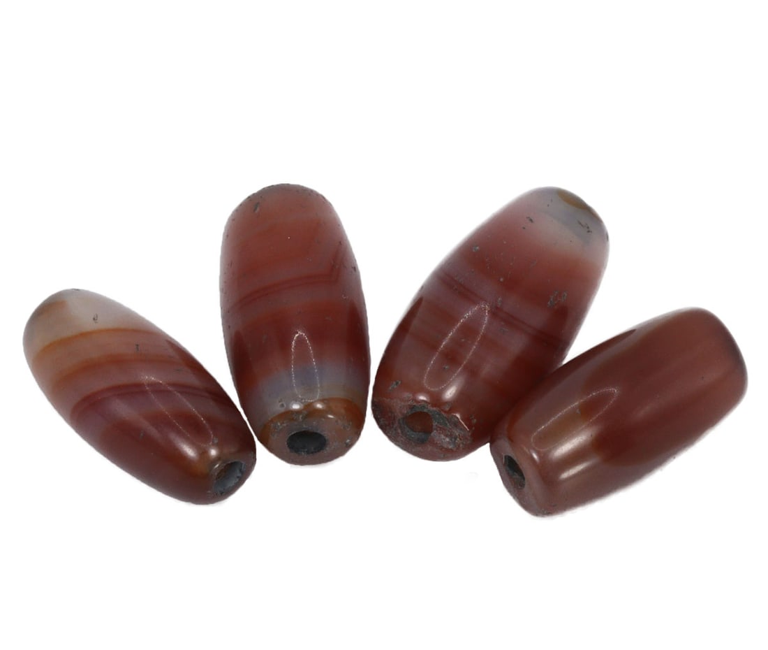 Collection of Late Qing Dynasty Agate Beads, c. 1644-1915 (1 of 1)