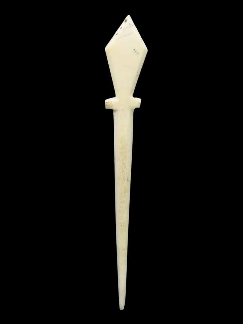 An Ancient Nishapur Conch Shell Hair Pin, c. 9th-10th Century CE (1 of 1)