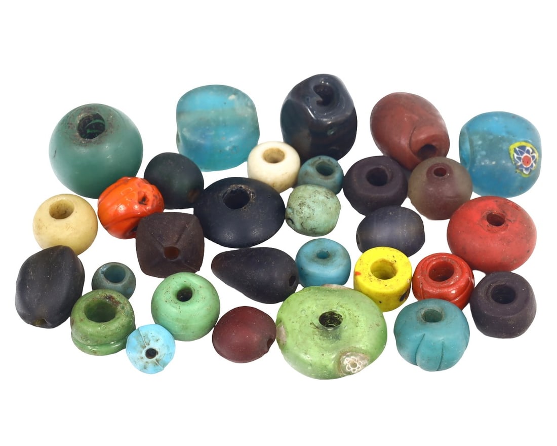 Group of Antique Beads  with Venetian and Trade Beads, Circa 19th-20th Century (1 of 1)