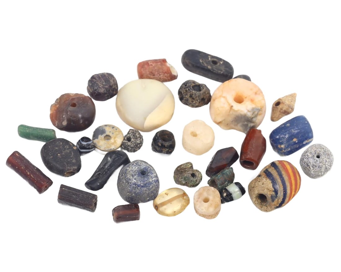 Collection of Ancient Classical Mixed-Material Beads, c. 500-300 BCE (1 of 1)
